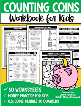 Counting Coins Workbook: Counting Coins for Kids