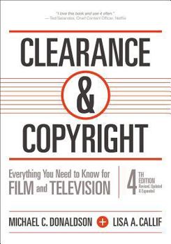 Paperback Clearance and Copyright Everything You Need to Know for Film and Television Book