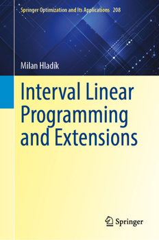 Hardcover Interval Linear Programming and Extensions Book