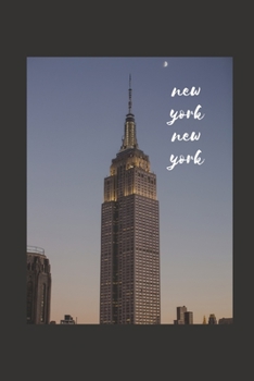 Paperback New York New York: Blank College Ruled Journal - Perfect Gift for Travelers - Excellent Stocking Stuffer Book