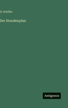 Hardcover Der Stundenplan [German] Book