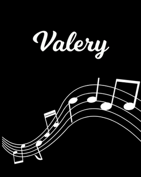 Valery: Sheet Music Note Manuscript Notebook Paper | Personalized Custom First Name Initial V | Musician Composer Instrument Composition Book | 12 ... Guide | Create Compose & Write Creative Songs