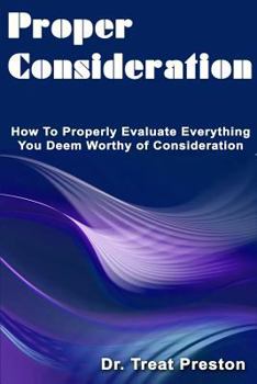 Paperback Proper Consideration Book