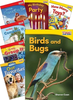 Paperback Time for Kids Math Grade K: 7-Book Set Book