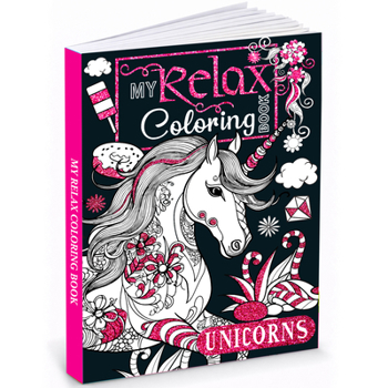 Paperback My Relax coloring Book Unicorns Book