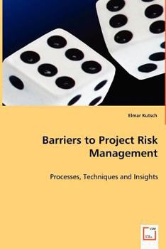 Paperback Barriers to Project Risk Management Book