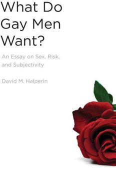 Paperback What Do Gay Men Want?: An Essay on Sex, Risk, and Subjectivity Book