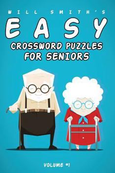 Paperback Will Smith Easy Crossword Puzzles For Seniors - Vol. 1 Book