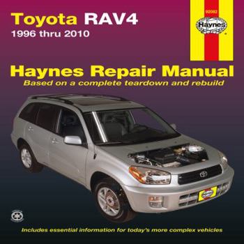 Paperback Toyota RAV4 1996 thru 2010: 1996 thru 2010 (Haynes Repair Manual) Book