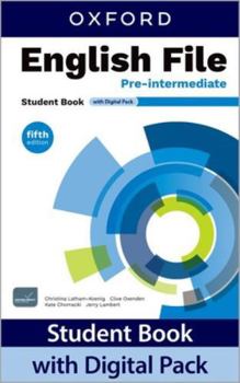 Paperback English file 5th edition pre-intermediate; student's book with digital pack Book