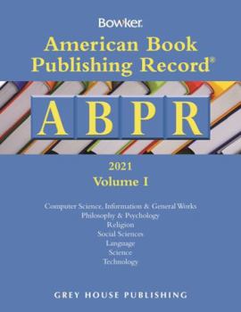 Hardcover American Book Publishing Record Cumulative 2021 Book
