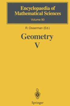 Hardcover Geometry V: Minimal Surfaces Book