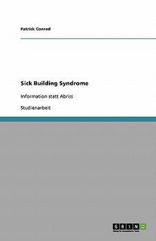 Paperback Sick Building Syndrome: Information statt Abriss [German] Book