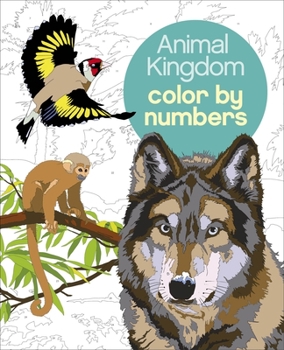 Paperback Animal Kingdom Color by Numbers Book