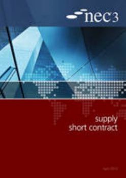 Paperback NEC3 Supply Short Contract (SSC) Book