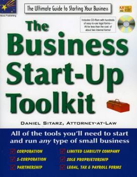 Paperback The Business Start-Up Toolkit: The Ultimate Guide to Starting Your Business [With CDROM] Book