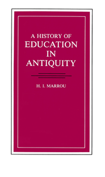 Paperback A History of Education in Antiquity Book