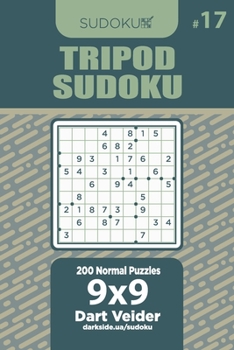 Paperback Tripod Sudoku - 200 Normal Puzzles 9x9 (Volume 17) Book