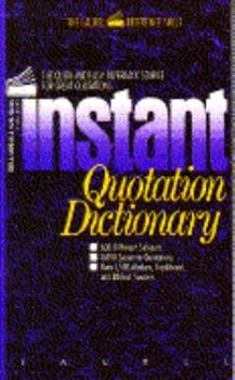 Mass Market Paperback Instant Quotation Dictionary Book