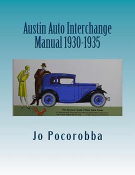 Paperback Austin Auto Interchange Manual 1930-1935 Book