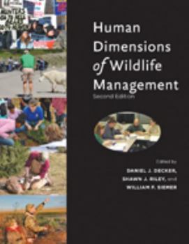 Hardcover Human Dimensions of Wildlife Management Book