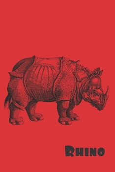 Rhino: Inspirational Quotes Blank Lined Journal