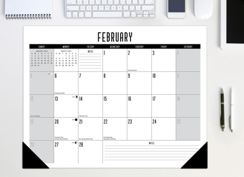 Calendar Basic 2023 22 X 17 Large Monthly Deskpad Book