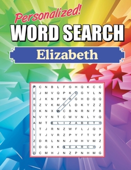 Paperback Elizabeth Word Search: Large Print Word Find Puzzles Book