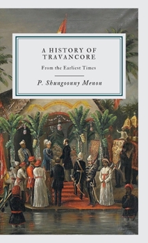 Hardcover A History of Travancore Book