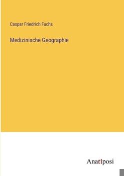 Paperback Medizinische Geographie [German] Book