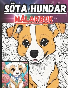 Paperback Söta hundar: Målarbok [Swedish] Book