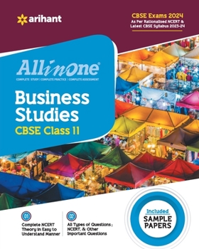 Paperback All In One Class 11th Business Studies for CBSE Exam 2024 Book