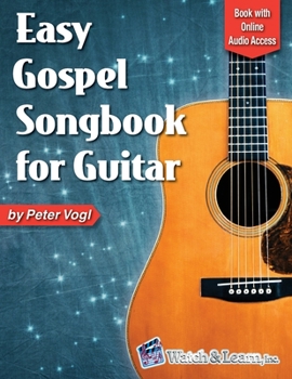 Paperback Easy Gospel Songbook for Guitar Book with Online Audio Access Book