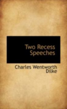 Paperback Two Recess Speeches Book