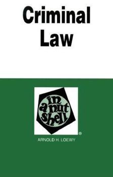 Paperback Criminal Law in a Nutshell Book