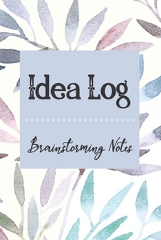 Paperback Idea Log: Brainstorming Notes Book
