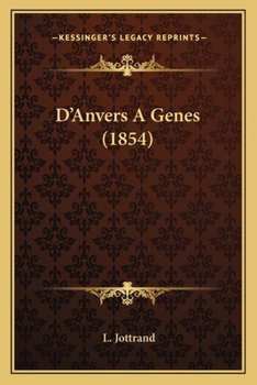 Paperback D'Anvers A Genes (1854) [French] Book