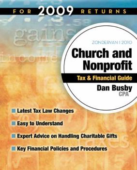 Paperback Zondervan 2010 Minister's Tax and Financial Guide: For 2009 Tax Returns Book
