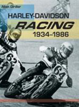 Hardcover Harley-Davidson Racing, 1934-1986 Book