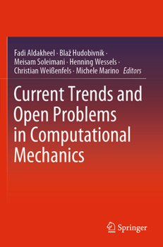 Paperback Current Trends and Open Problems in Computational Mechanics Book