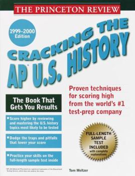 Paperback Cracking the AP: U.S. History, 1999-2000 Edition Book