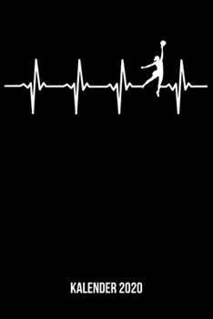 Kalender 2020: Terminplaner A5 - Volleyball Herzschlag Heartbeat Wochenkalender & Monatsplaner 2020 - Geschenk für Beach-Volleyballspieler (German Edition)