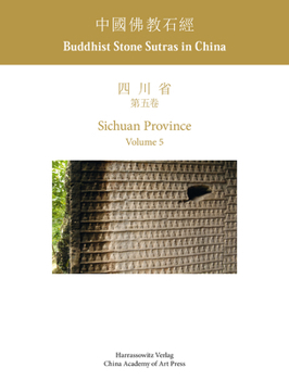 Hardcover Buddhist Stone Sutras in China: Sichuan Province. Volume 5 [Chinese] Book
