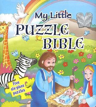 Hardcover My Little Puzzle Bible Book