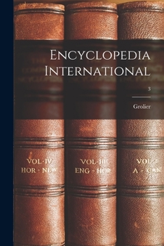 Paperback Encyclopedia International; 3 Book