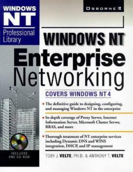 Paperback Windows NT Enterprise Networking [With Includes MS & Third Party Tools & Applications...] Book