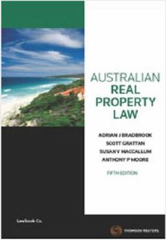 Hardcover Australian Real Property Law Book