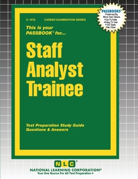 Paperback Staff Analyst Trainee Book