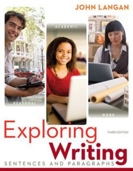 Paperback Exploring Writing: Sentences and Paragraphs Book