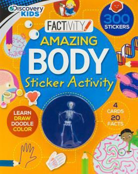 Paperback Discovery Kids Amazing Body Sticker Activity Book